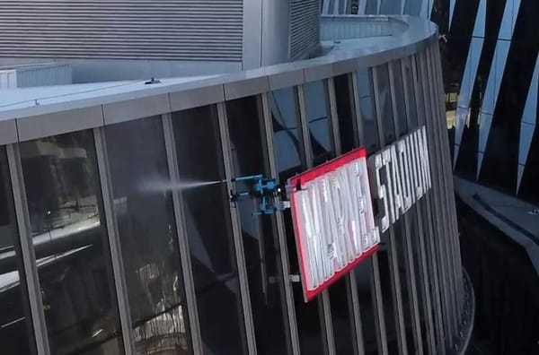 Norwegian Drone Technology Sustainably Washes Melbourne’s Buildings
