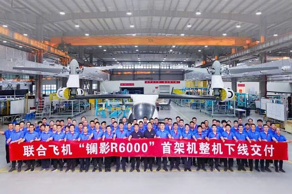 China Develops Osprey-Like VTOL Drone with 2-Ton Capacity