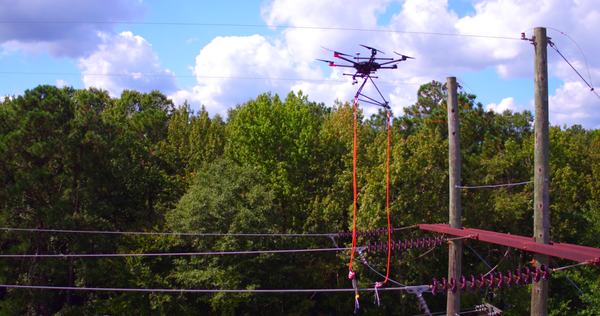 Linebird Tests Transmission Drone on Energized Power Lines