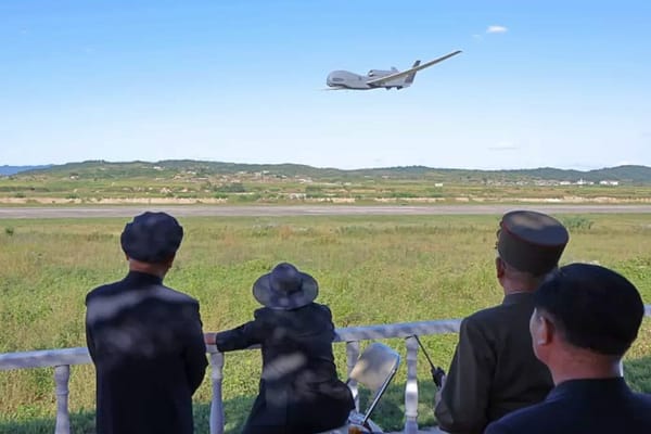Kim Jong Un Watches North Korea's Global Hawk Knockoff First Flight