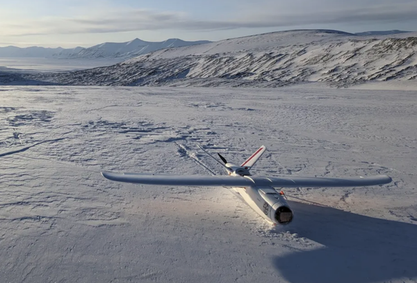 Studying Climate Change with an Ice Radar Drone
