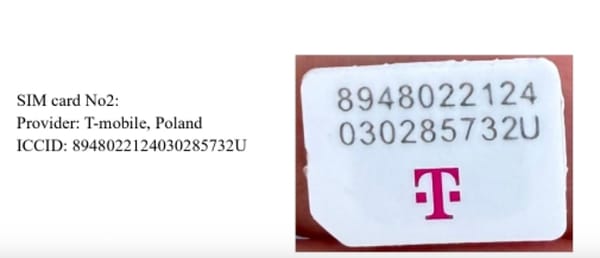 Polish and Lithuanian SIM Cards Found in Downed Russian Drones in July
