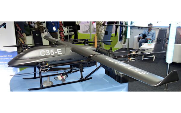 Skyhawk Aerospace Reveals Pushpak and C35-E UAVs