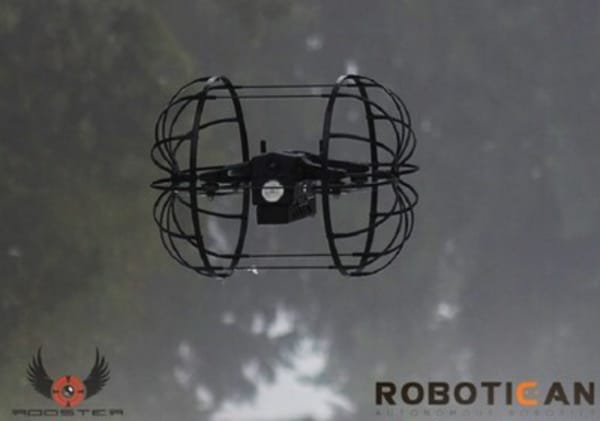 Spanish Army uses Robotican's Rooster Hybrid Drone System to Clear Buildings in Military Exercise