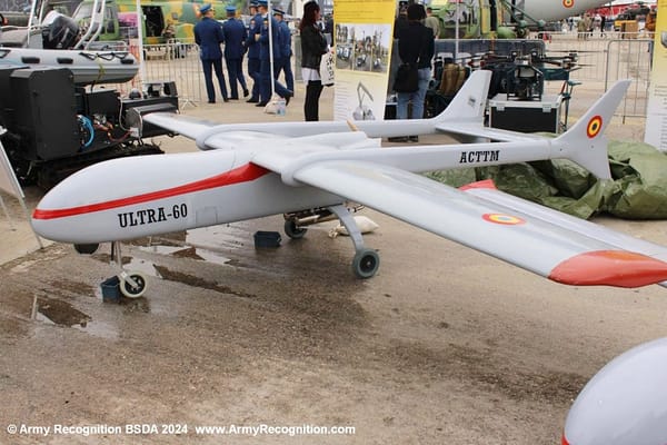 Romania Unveils Prototype Ultra 60 Tactical Drone at BSDA 2024.