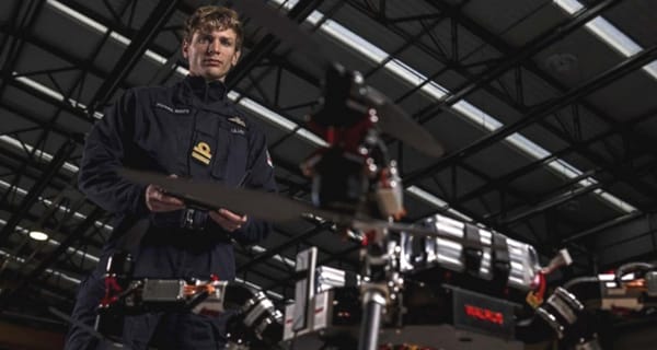 UK Royal Navy Expert Squadron Builds Own Drone