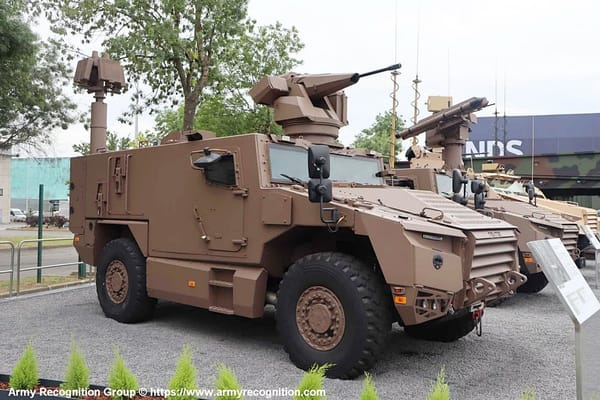 French Army Orders 24 State-of-the-Art Serval LAD Counter-Aerial Drone 4x4 Armoured Vehicles.