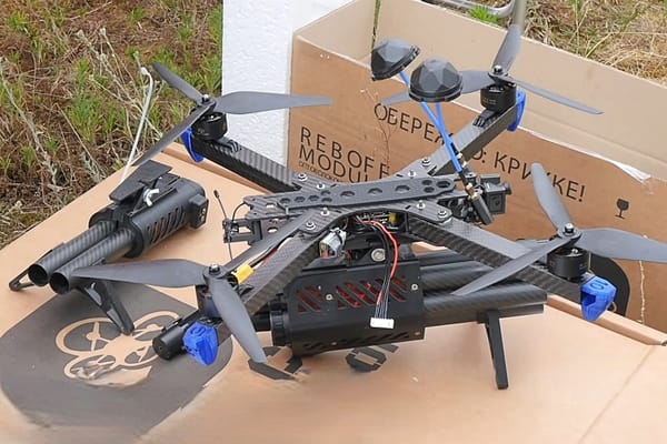 Ukraine Equips New Interceptor Drone With 6-Barrel Shotgun