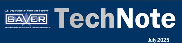 Department of Homeland Security Issues Drone as First Responder (DFR) Systems Tech Note