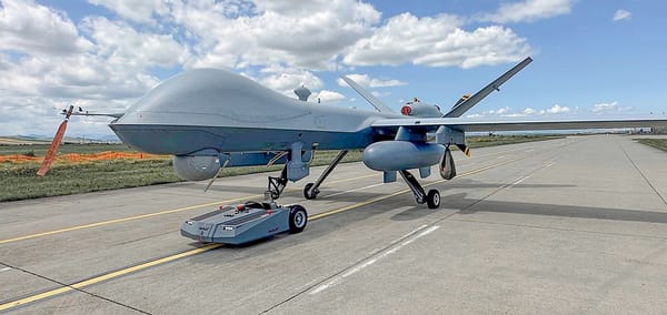 Robot Tug Could Save MQ-9 Reaper Maintainers Time, Money, and Risk
