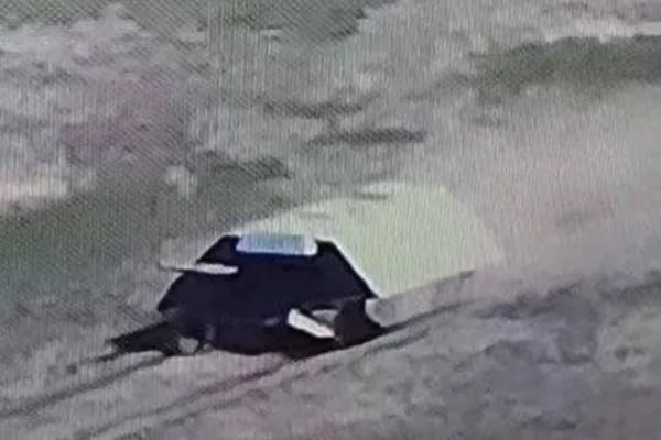 Turtle Tank - Russians Built Shell Over Tank as Drone Protection