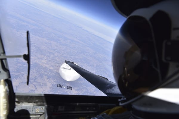 Pentagon Releases Selfie of U-2 Pilot with Chinese Spy Balloon