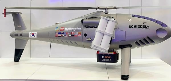 Korea's UI Helicopter Successfully Demonstrates Schiebel S-100 UAV Mine Detection Capabilities in South Sea