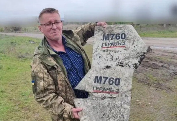 Ukrainian Grandfather who Downed a Shahed with his Kalashnikov Gets Bravery Medal