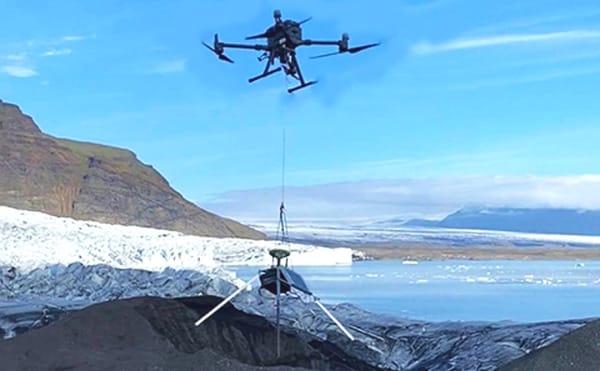 Scientists use Drones to Land Sensors onto Glaciers Threatened by Climate Change