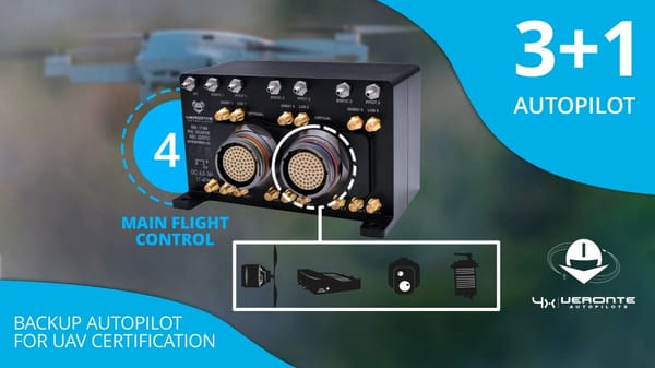 Veronte Autopilot 4x Serves as Backup Autopilot for UAV Certification