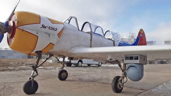 Russia Tests Shotgun-Armed Yak-52 Trainer Aircraft to Down Ukrainian Drones