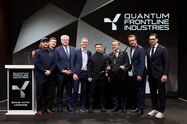 President Zelenskyy Receives First Ukrainian Drone Manufactured in Germany by Quantum Frontline Industries