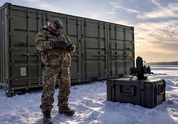Finland Shipping Container Builds 50 Interceptor Drones a Day